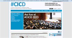 Desktop Screenshot of congresociudadaniadigital.com