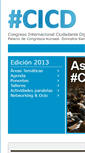Mobile Screenshot of congresociudadaniadigital.com